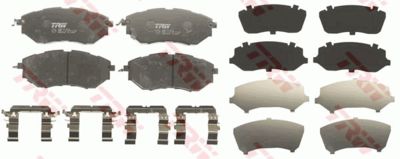 Колодки тормозные передние TRW GDB3372