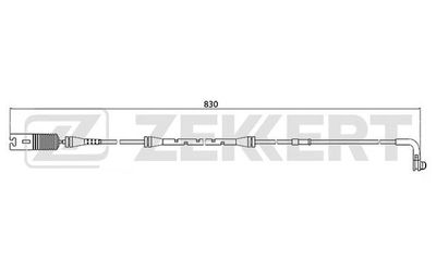 Датчик износа тормозных колодок Zekkert BS8038