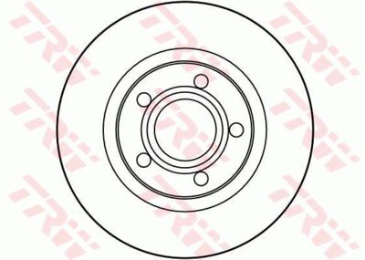 Диск тормозной передний TRW DF2806