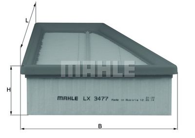 Фильтр воздушный MAHLE LX3477