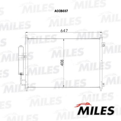 Радиатор кондиционера Miles ACCB037