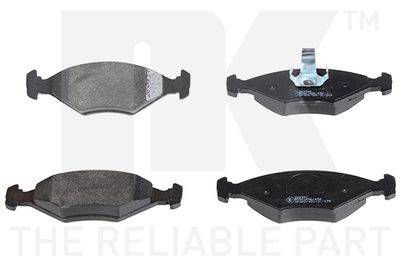 Колодки тормозные дисковые передние BESER 3318