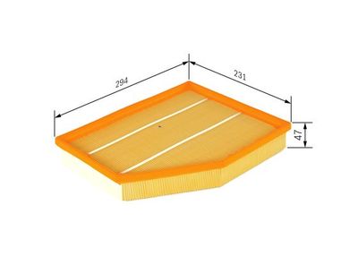 Фильтр воздушный BOSCH 1457433094