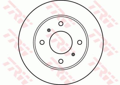 Диск тормозной передний TRW DF2591