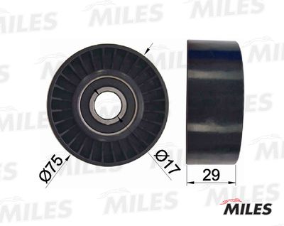 Ролик ремня приводного Miles AG03105