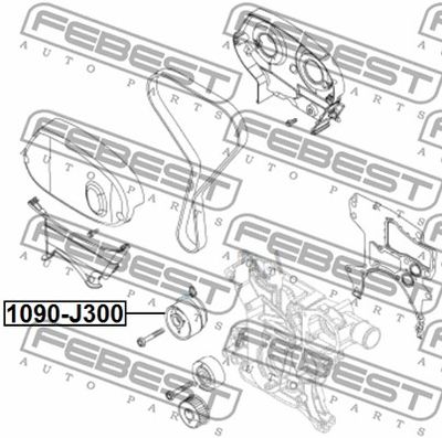 Натяжитель ремня ГРМ FEBEST 1090J300