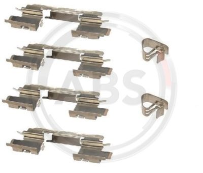 Комплект монтажный тормозных колодок MASTERKIT 77AA250