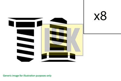 Комплект болтов маховика LUK 411015010