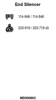 Глушитель задняя часть POLMOSTROW 21267