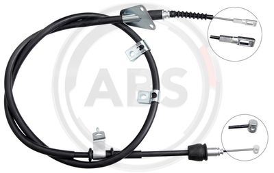 Трос стояночного тормоза левый Hyundai/Kia 597603W200