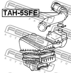 Патрубок воздушного фильтра FEBEST TAH5SFE