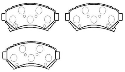 Колодки тормозные дисковые HSB HP5113