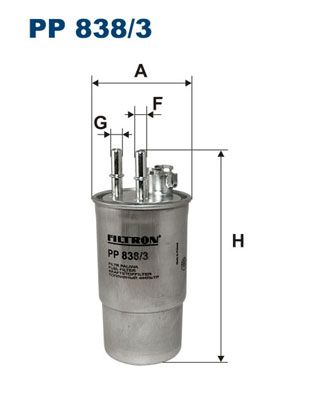 Фильтр топливный FILTRON PP8383