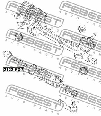 Тяга рулевая FEBEST 2122EXP