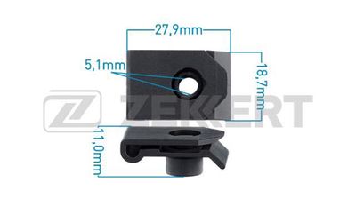 Клипса крепежная Zekkert BE2275
