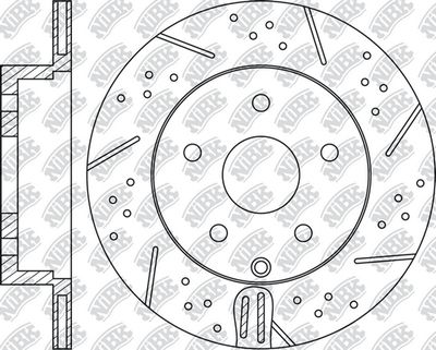 Диск тормозной NIBK RN1185DSET