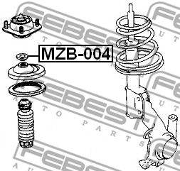 Подшипник передней опоры амортизатора FEBEST MZB004