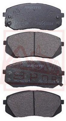 Колодки тормозные дисковые передние AKYOTO AKD12104
