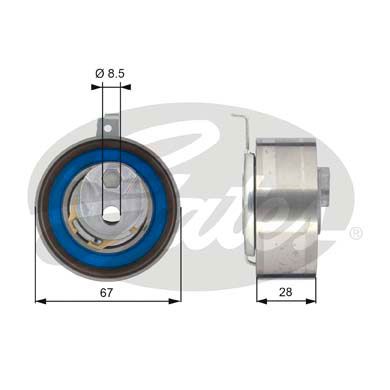 Ролик ремня приводного GATES T43152