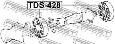 Муфта кардана FEBEST TDS428