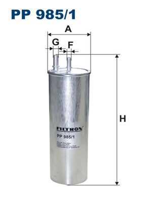 Фильтр топливный FILTRON PP9851