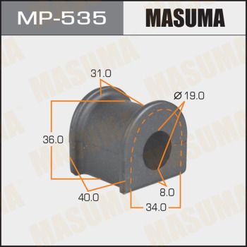 Втулка стабилизатора Masuma MP535