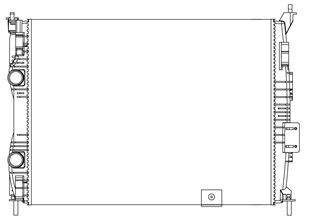 Радиатор охлаждения LUZAR LRC14J00