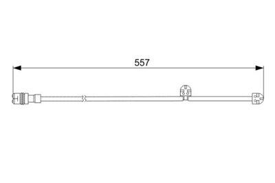 Датчик тормозных колодок Bosch 1987473060