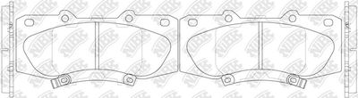 Колодки тормозные дисковые NIBK PN0548