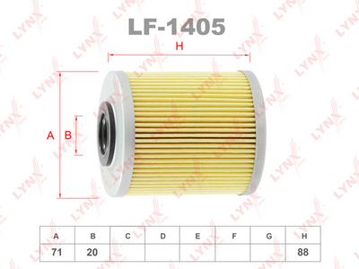 Фильтр топливный LYNXauto LF1405