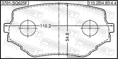 Колодки тормозные CTR GK0952
