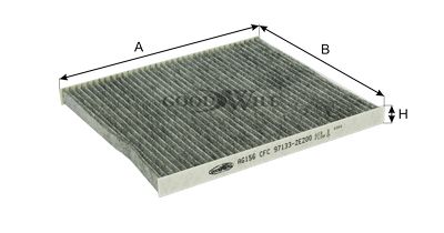 Фильтр салона угольный GOODWILL AG156CFC