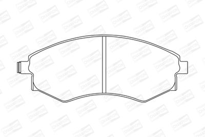 Комплект колодок для дискового тормоза AYWIparts AW1810296