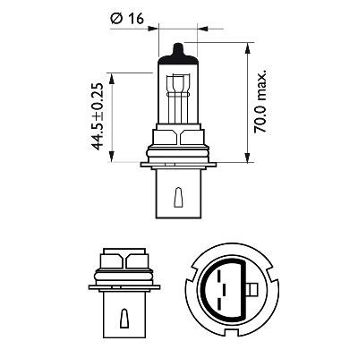 Лампа NARVA 48034