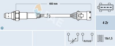 Лямбда-зонд FAE 77281
