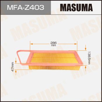 Фильтр воздушный Masuma MFAZ403
