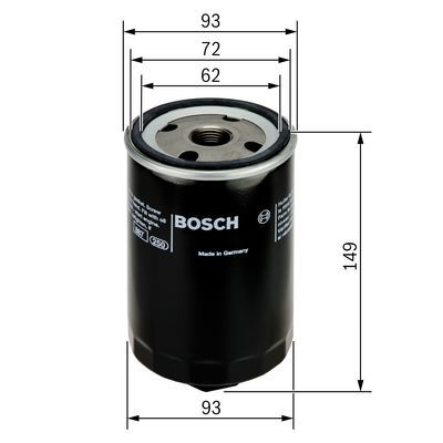 Фильтр масляный BOSCH F026407004