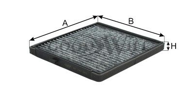 Фильтр салона BIG FILTER GB9912