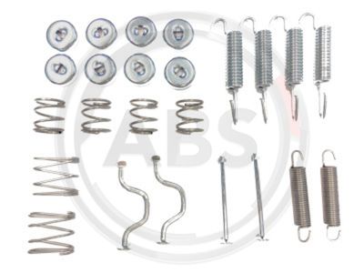 Комплект установочный барабанных колодок MASTERKIT 77AP135