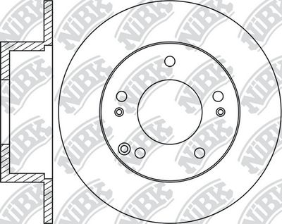 Диск тормозной задний NIBK RN1386