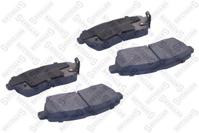 Колодки дисковые передние с антискрипными пластинами STELLOX 000087BSX