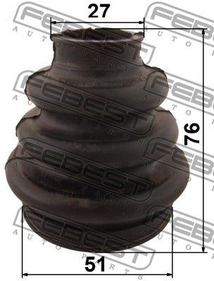 Пыльник ШРУС комплект FEBEST 1917E90R