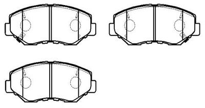 Колодки тормозные дисковые HSB HP5096