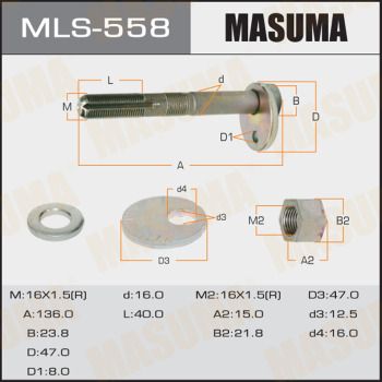 Болт-эксцентрик Masuma MLS558