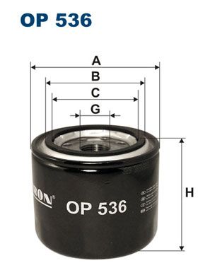 Фильтр масляный FILTRON OP536