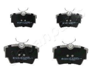 Колодки тормозные дисковые задние комплект JAPANPARTS PP109AF