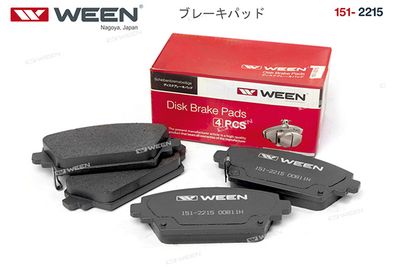 Колодки тормозные дисковые передние WEEN 1512215