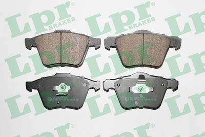 Колодки тормозные дисковые LPR 05P1237