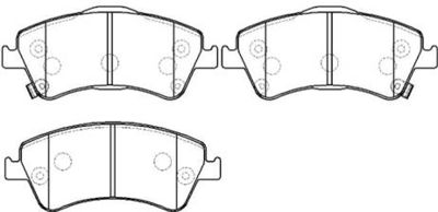 Колодки тормозные дисковые передние HSB HP9927