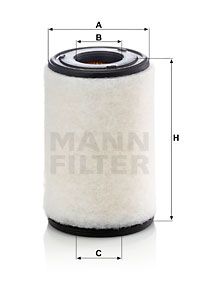 Фильтр воздушный MANN-FILTER C14011
